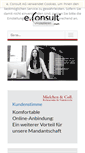 Mobile Screenshot of e-consult.de